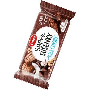 EMCO Super sušenky 60g kakao+kokos (290110.27)