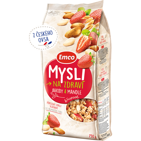 EMCO mysli jahody a mandle 750g (290204.27)