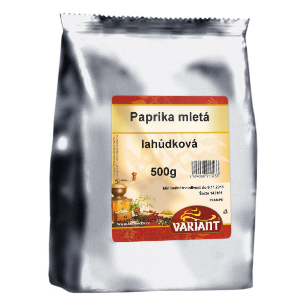 Paprika sladká lahůdková 500g (242280.20)