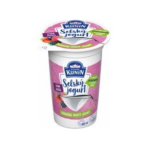 Jogurt Selský lesní jahoda 200g KUNÍN (121231.02)