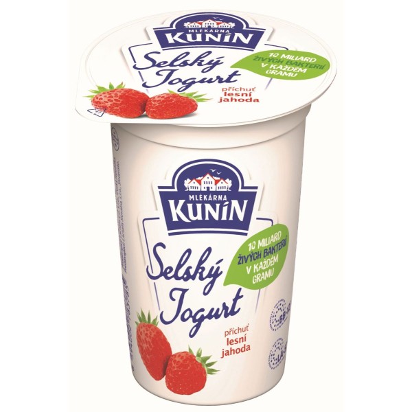 Jogurt Selský lesní ovoce 200g KUNÍN (121228.02)