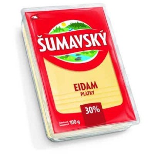 Eidam plátky 30% 100g ŠUMAVSKÝ (124056.05)