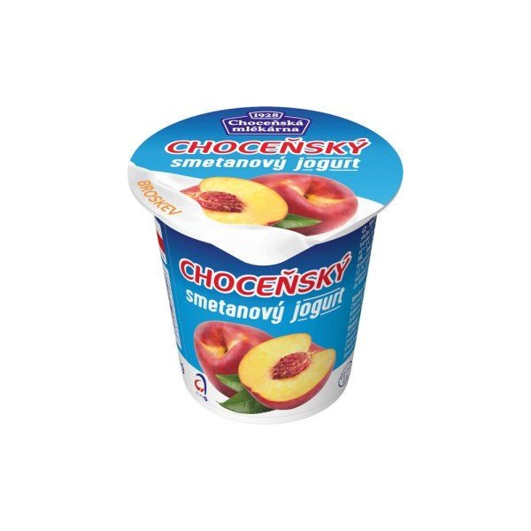 Jogurt Choc. smet. 150g broskev (121102.02)