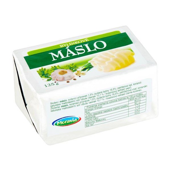 Máslo bylinkové 125g (122030.03)