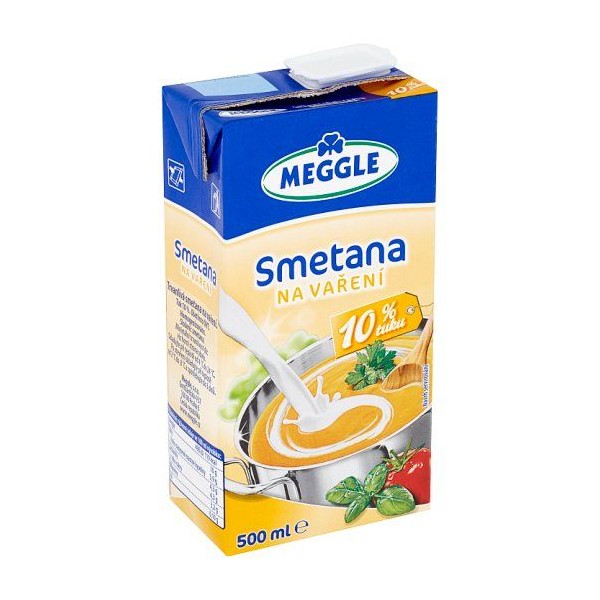 Smetana 500ml 10% na vaření Meggle (123128.04)