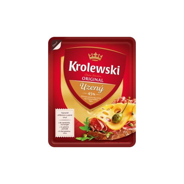 Sýr Krolewski uzené plátky 100g (124152.05)