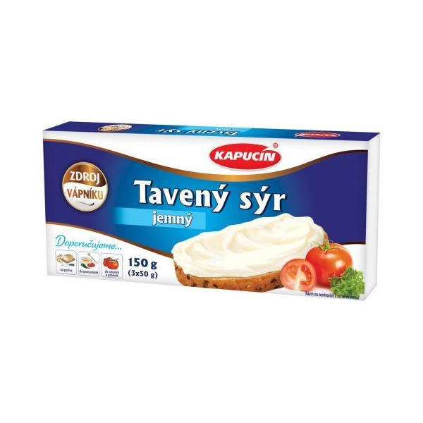 Sýr tavený 150g Kapucín smetanový (124520.05)