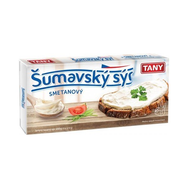 Sýr tavený 150g ŠUMAVSKÝ smetanový (124540.05)